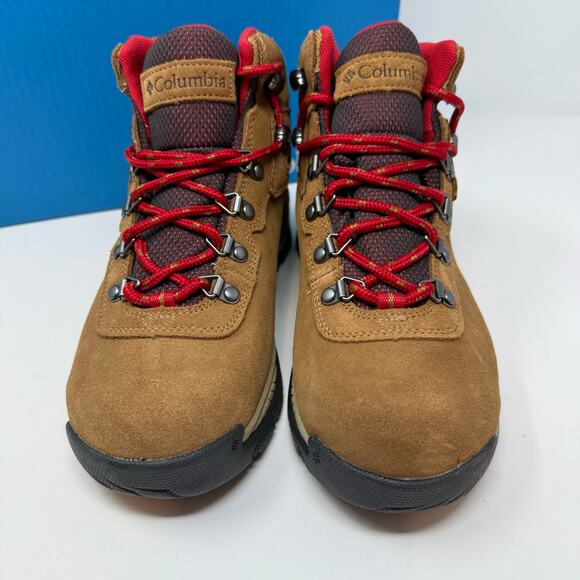 Columbia Newton Ridge Plus Waterproof Amped Women's 6.5 Brown Red NEW - Picture 4 of 11